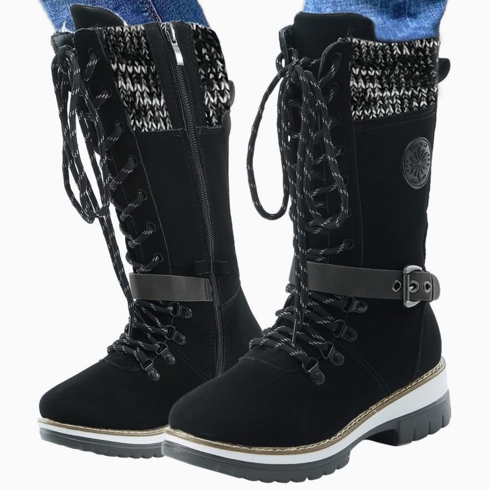 Women's Black Winter Boots
